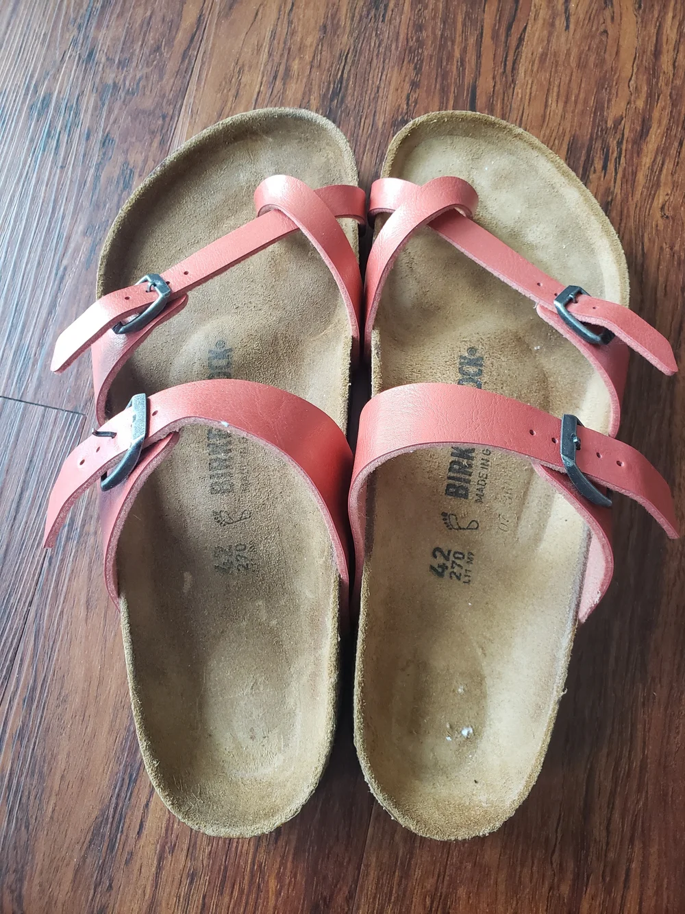 Birkenstock red rust
